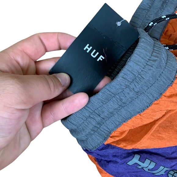 HUF Worldwide Orange Nystrom Mini Skirt NWT WMNS M - Picture 4 of 8